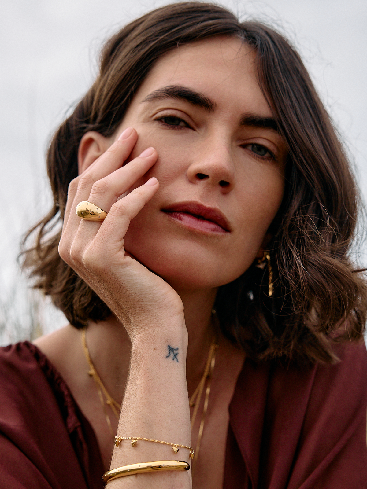 Imagine White Sapphire Dome Ring