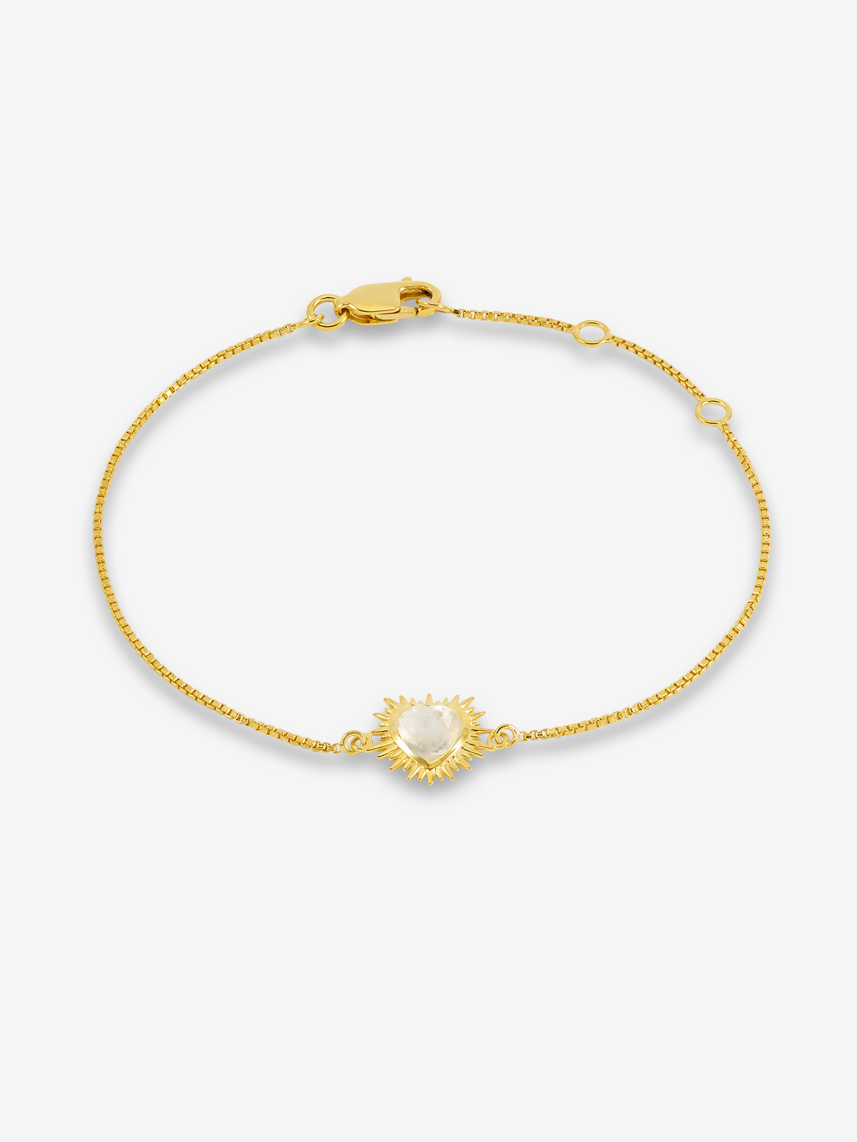 Electric Love April Deco Hearts Bracelet