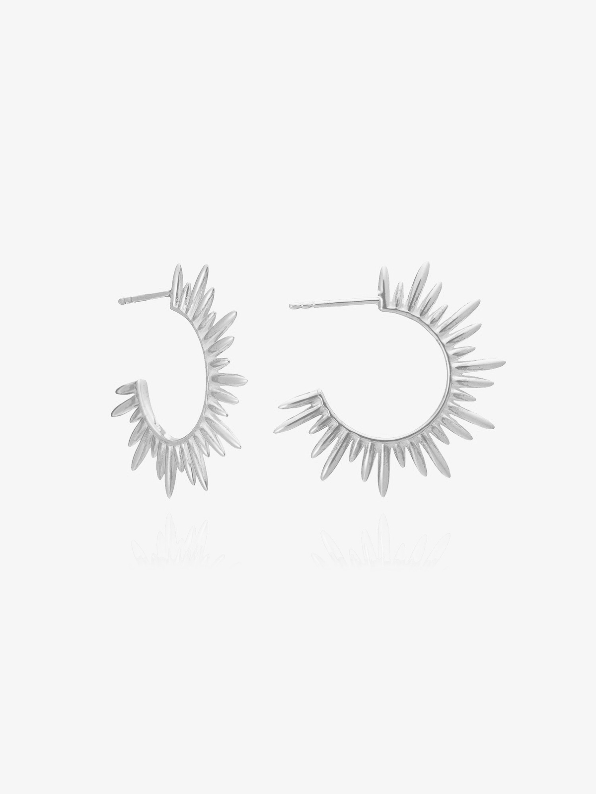 Electric Goddess Medium Hoop Earrings