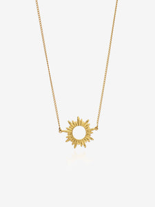 Electric Goddess Mini Sun Necklace