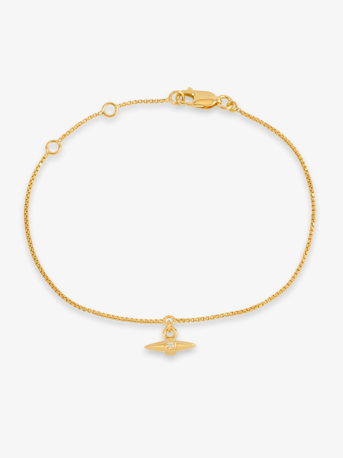 Lucky Star T-Bar Chain Bracelet