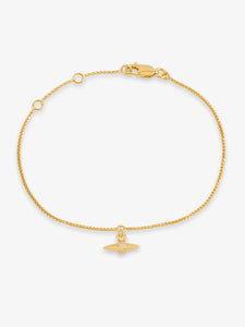 Lucky Star T-Bar Chain Bracelet