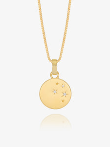 Lucky Star Engravable Coin Necklace