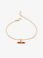 Vitality Carnelian T-Bar Bracelet