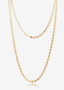 Sunburst Chain Necklace Long