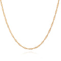 Mid-length Twist Chain Necklace